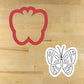 Butterfly Paint Your Own Cookie Stencil and Matching Cookie Cutter.