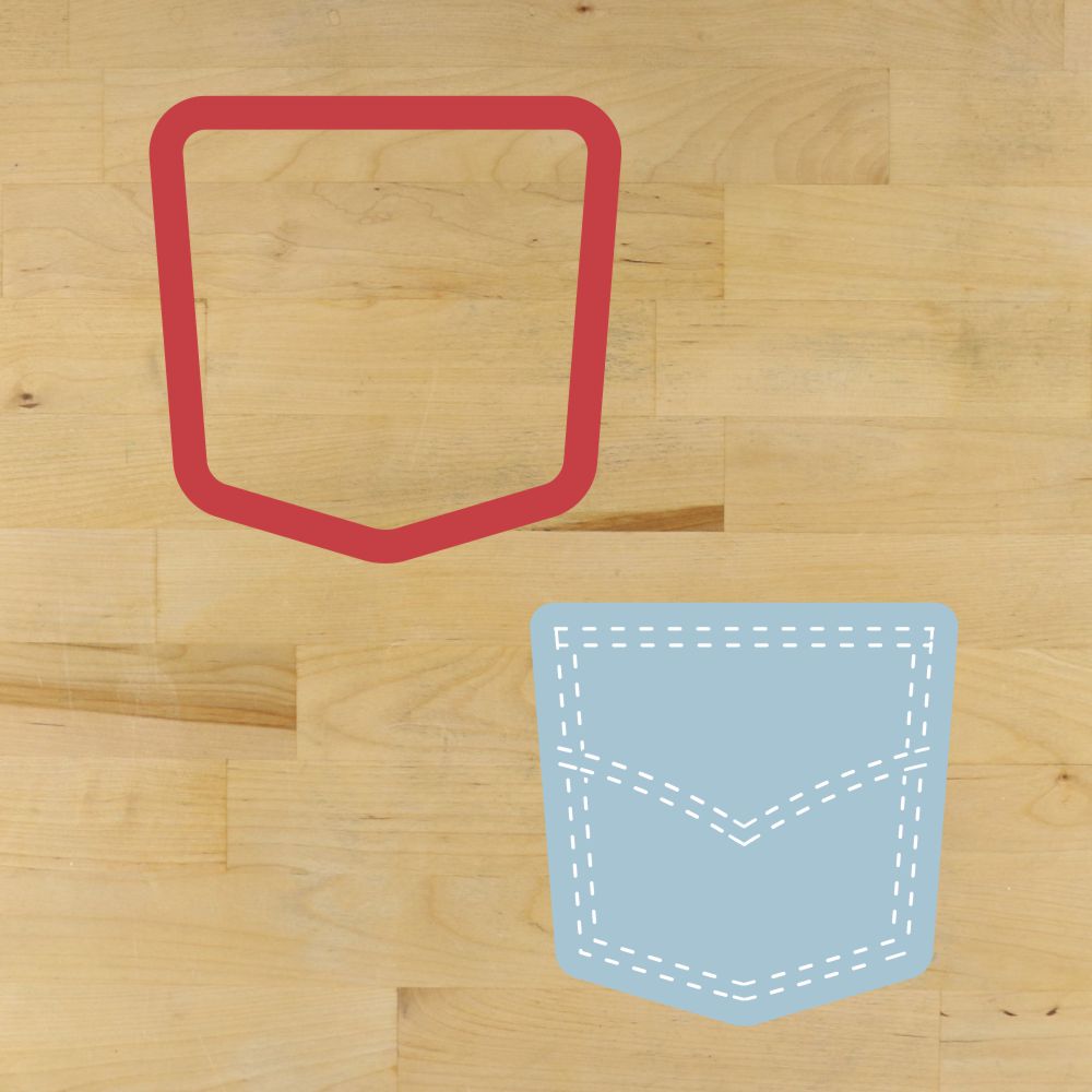 Jean Jacket Stencil and Cookie Cutter - Design 1 