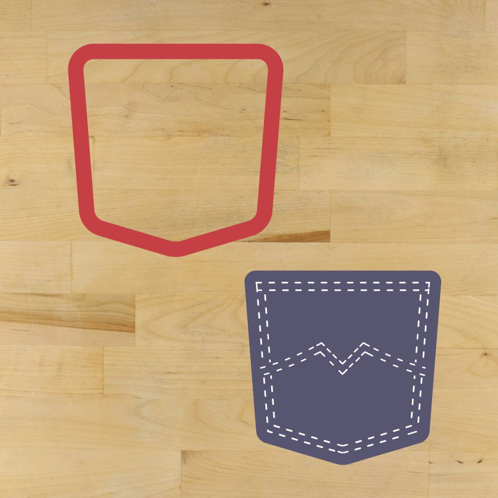 Jean Jacket Stencil and Cookie Cutter - Design 2