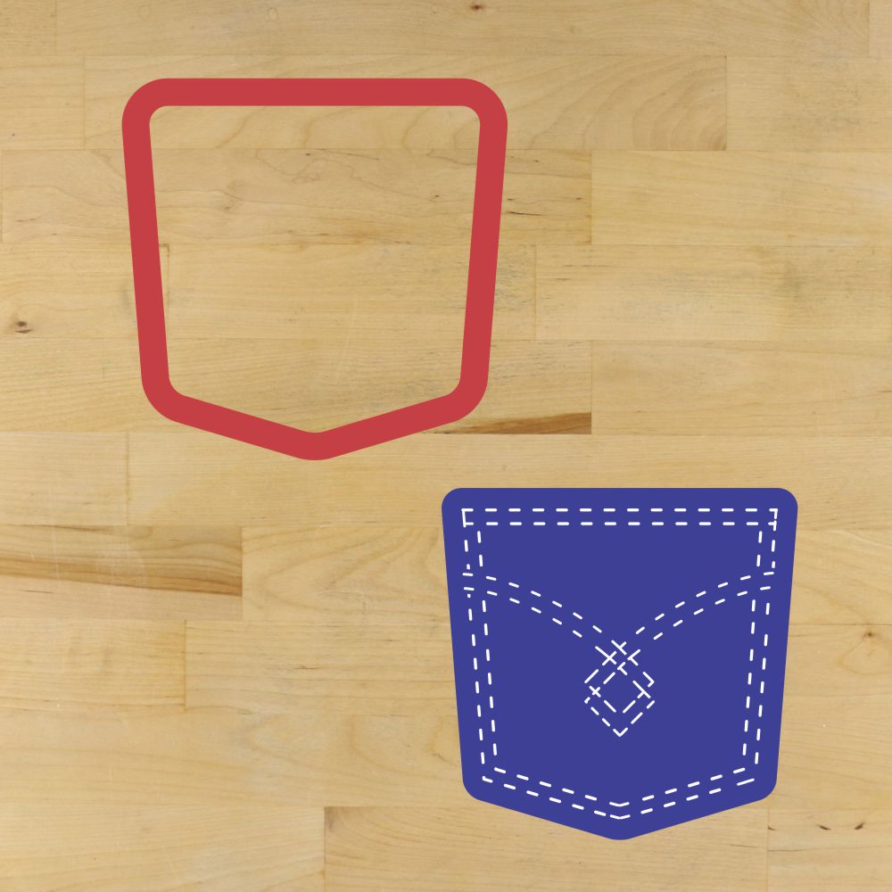 Jean Jacket Stencil and Cookie Cutter - Design 3