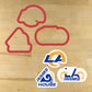 Rams House Cookie Stencil Set