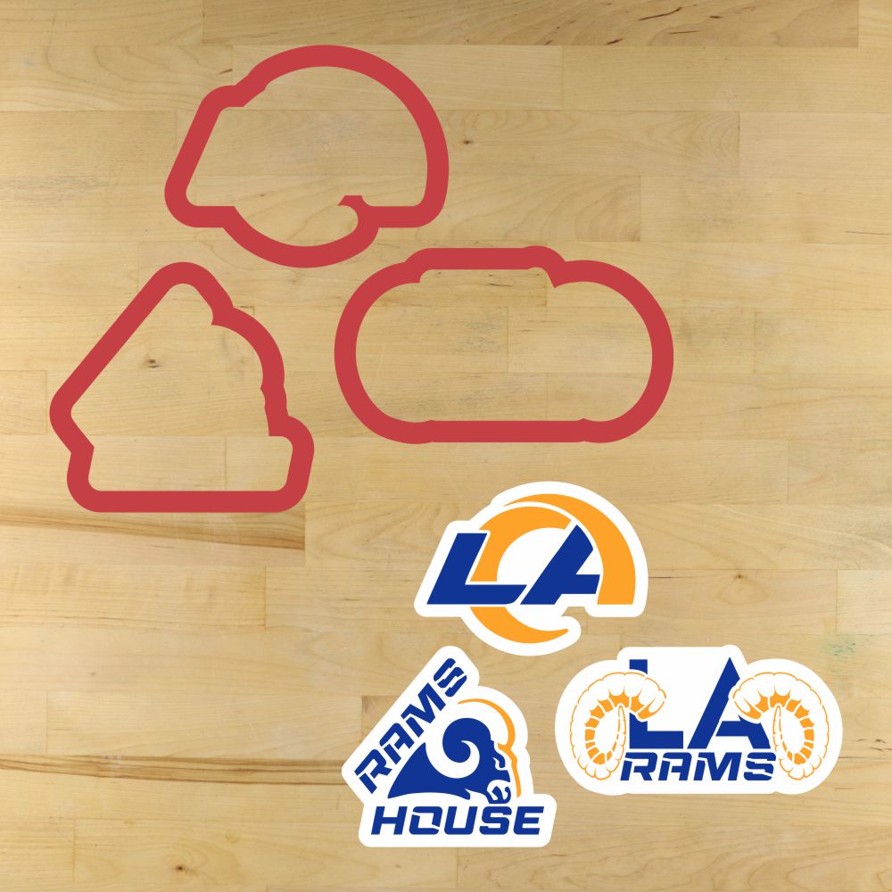 Rams House Cookie Stencil Set