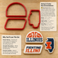 Fighting Illini Cookie Stencil Set