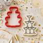 Martini Tower Cookie Stencil and Cutter Set