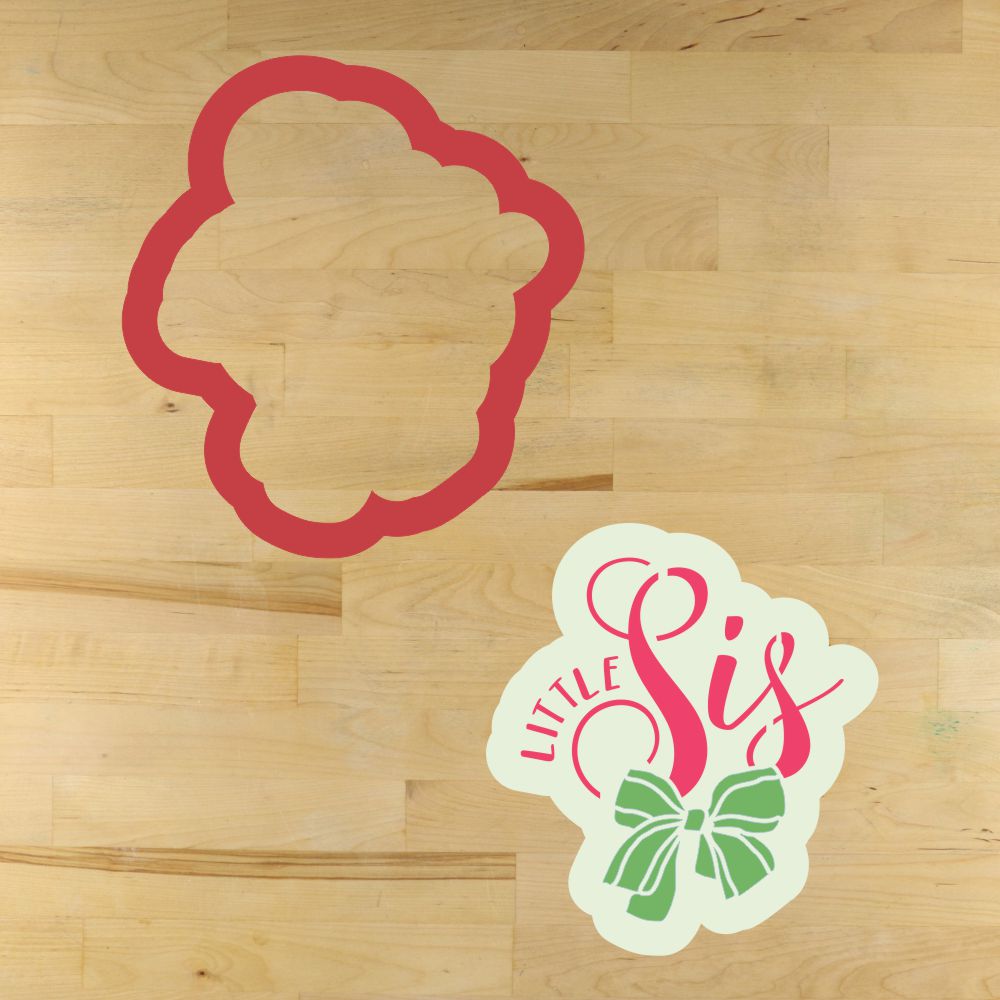 Little Sis Sorority Cookie Stencil Set