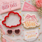 Bid Day Bliss Sorority Cookie Stencil  and cutter Set