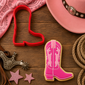 Cowgirl Boot Cookie Stencil