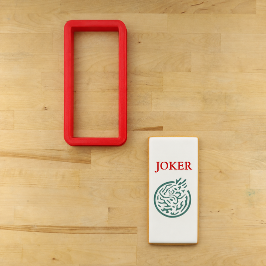 Mahjong Joker Tile Cookie Stencil