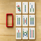 Mahjong Bam Tiles Cookie Stencil Set