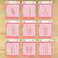Mahjong Bam Tiles Cookie Stencil Set