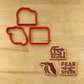 Fear the Spear Cookie Stencil Set