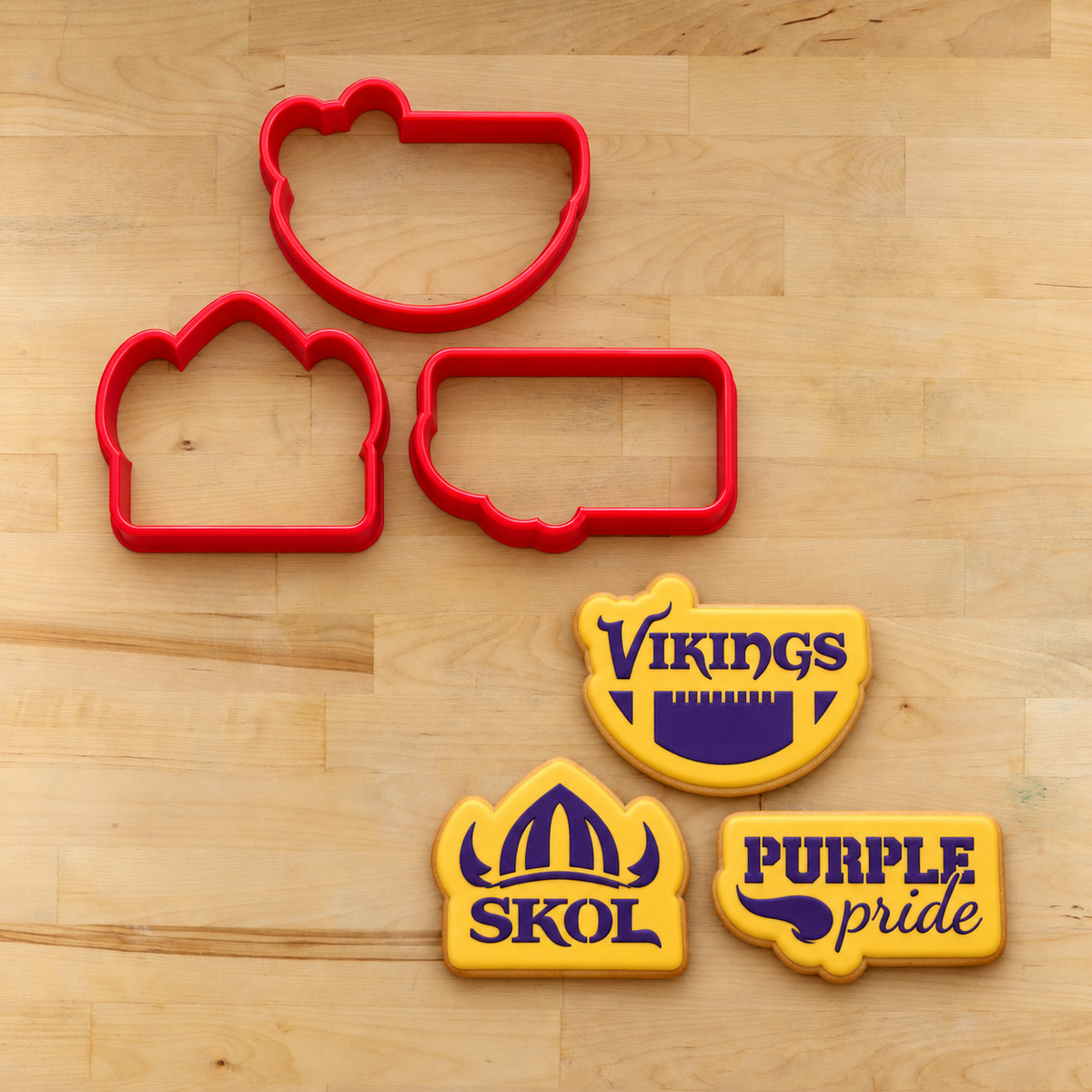 Purple Pride Cookie Stencil Set