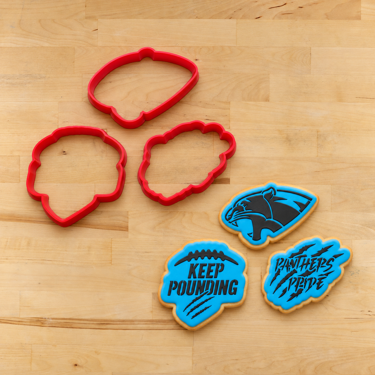 Keep Pounding Cookie Stencil Set