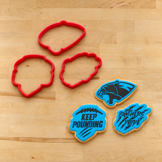 Keep Pounding Cookie Stencil Set