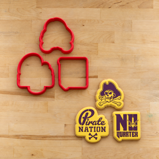 No Quarter Cookie Stencil Set
