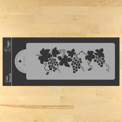 Grapevine Cake Stencil by Designer Stencils Medium