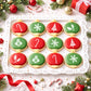Holiday Round Cookie Stencil Tops by Designer Stencils