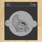 Cornucopia Cake Stencil Top by Designer Stencils