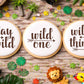 Wild Thing Round Cookie Stencil Set by Designer Stencils