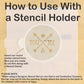 LOVE and Arrows Round Cookie Stencil Set by Designer Stencils