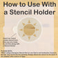 Summer Season Round Cookie Stencil Sets by Designer Stencils