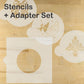 Christmas Round Cookie Stencil Set by Designer Stencils