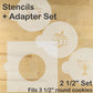 Jewish Symbols Round Cookie Stencil Set by Designer Stencils