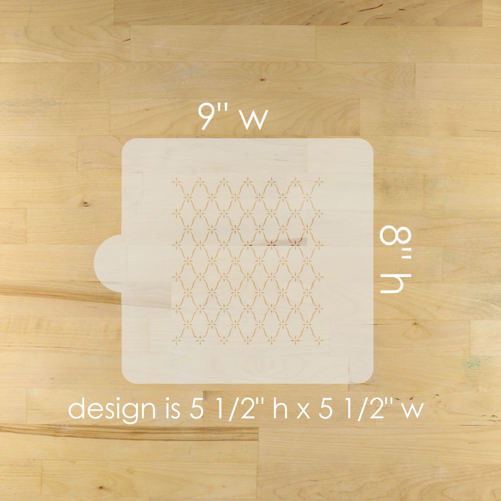 Dimensions for Lattice Cake and Cookie Stencils
