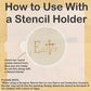 Easter Round Cookie Stencil Set by Designer Stencils