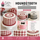 Houndstooth pattern on different cakes for Alabama Crimson Tide, Chanel theme cake and teen birthdays