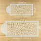 Leopard Skin Cake Stencil Sides by Designer Stencils