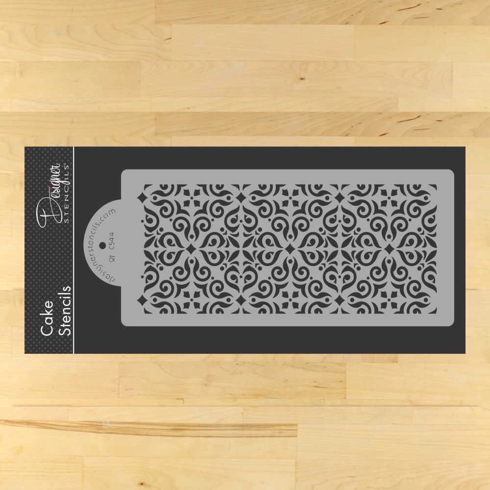 Mexican Tile Cake Stencils by Designer Stencils