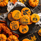 Witchy Halloween Round Cookie Stencil Sets by Designer Stencils