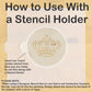 Royal Crowns Round Cookie Stencil Set by Designer Stencils