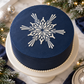 Crystal Snowflakes Cake Stencil Top Duos by Designer Stencils