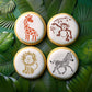 Jungle Animals Cookie and Cupcake Stencil Set by Designer Stencils