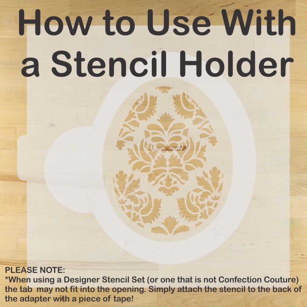 Chic Easter Eggs Cookie Stencil Set by Designer Stencils