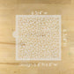 Dimensions for the Provencal Cake and Cookie Stencil