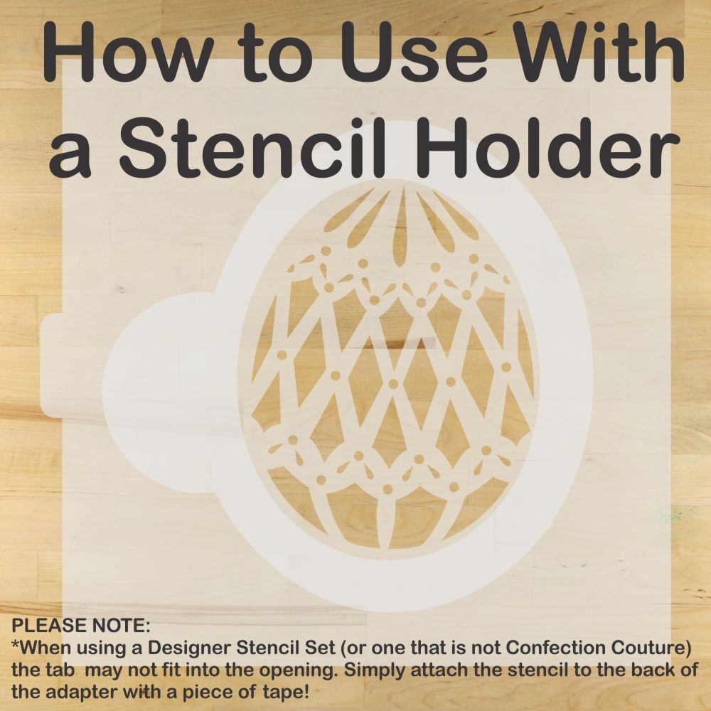 Faberge Easter Egg Cookie Stencil Set by Designer Stencils