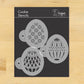 Faberge Easter Egg Cookie Stencil Set by Designer Stencils