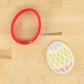 Easter Egg Cookie Cutter and Stencil Set