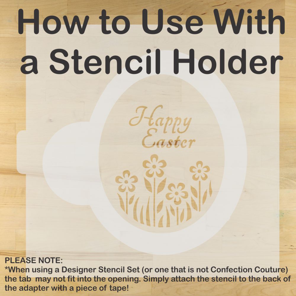 Easter Basket Egg Cookie Stencil Set by Designer Stencils