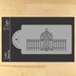 Victorian Gate and Fence Cake Stencil Side by Designer Stencils