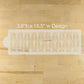 Great Gatsby Fan Cake Stencil Side by Designer Stencils