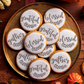 Grateful Blessed Gather Round Cookie Stencil Set by Designer Stencils