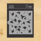 Ginkgo Leaves Allover Cookie Stencil by Designer Stencils