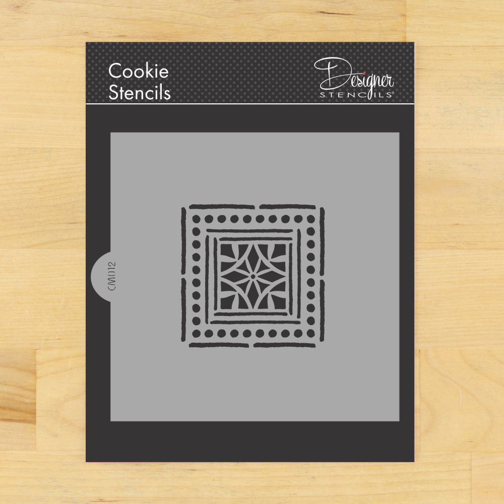 Matisse Tile Cookie Stencil by Designer Stencils