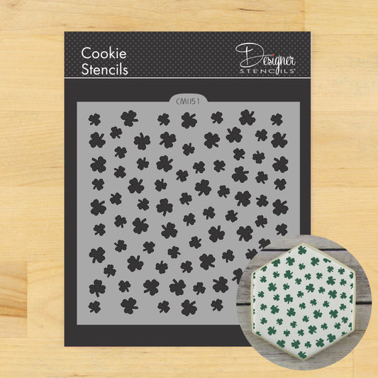 Shamrock Cookie Stencil by Designer Stencils