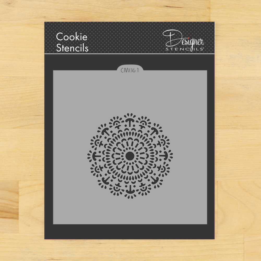 Mandala Cookie Stencil by Designer Stencils