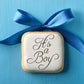 It's A Boy Cookies using It's a Boy Cookie Stencil by Designer Stencils